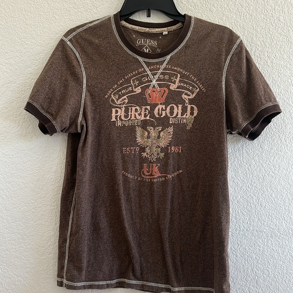 Y2K Guess Brown Graphic Tee - Picture 6 of 6